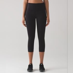 Lululemon Wunder Under Crop (Hi-Rise) *Full-On Luxtreme 21"